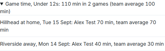 A child's game time on the family page